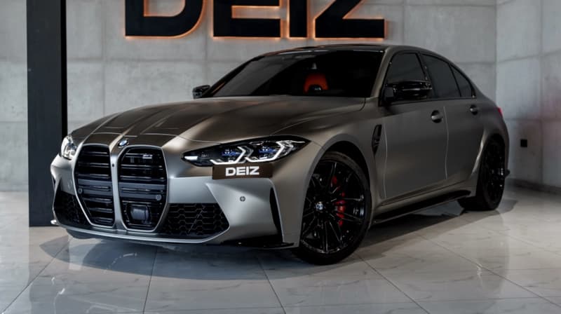 BMW M3 Competition silver 2022