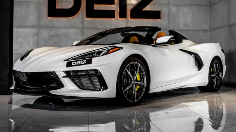 Chevrolet Corvette white 2022