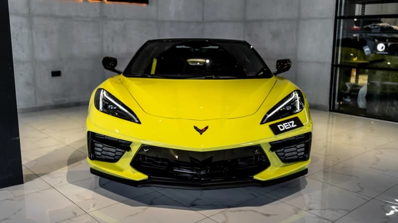 Chevrolet Corvette yellow 2022