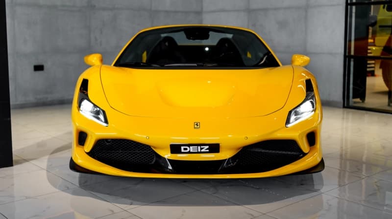 Ferrari F8 Spider yellow 2022