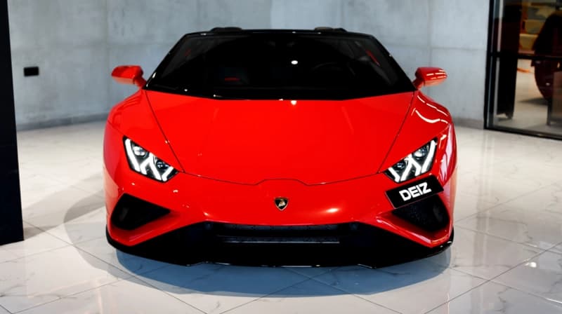 Lamborghini Huracan Evo Spyder orange 2022