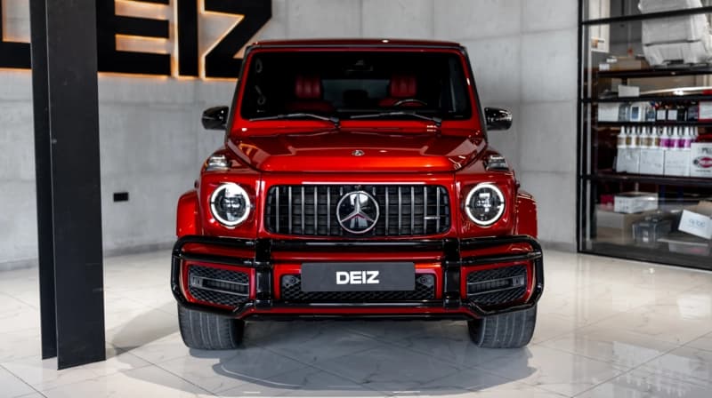 Mercedes G63 AMG blood red 2022