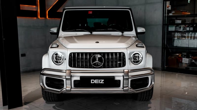 Mercedes G63 AMG white 2022