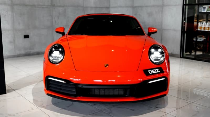 Porsche 911 Targa 4 red 2022