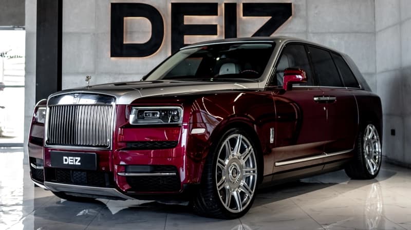 Rolls-Royce Cullinan red 2019